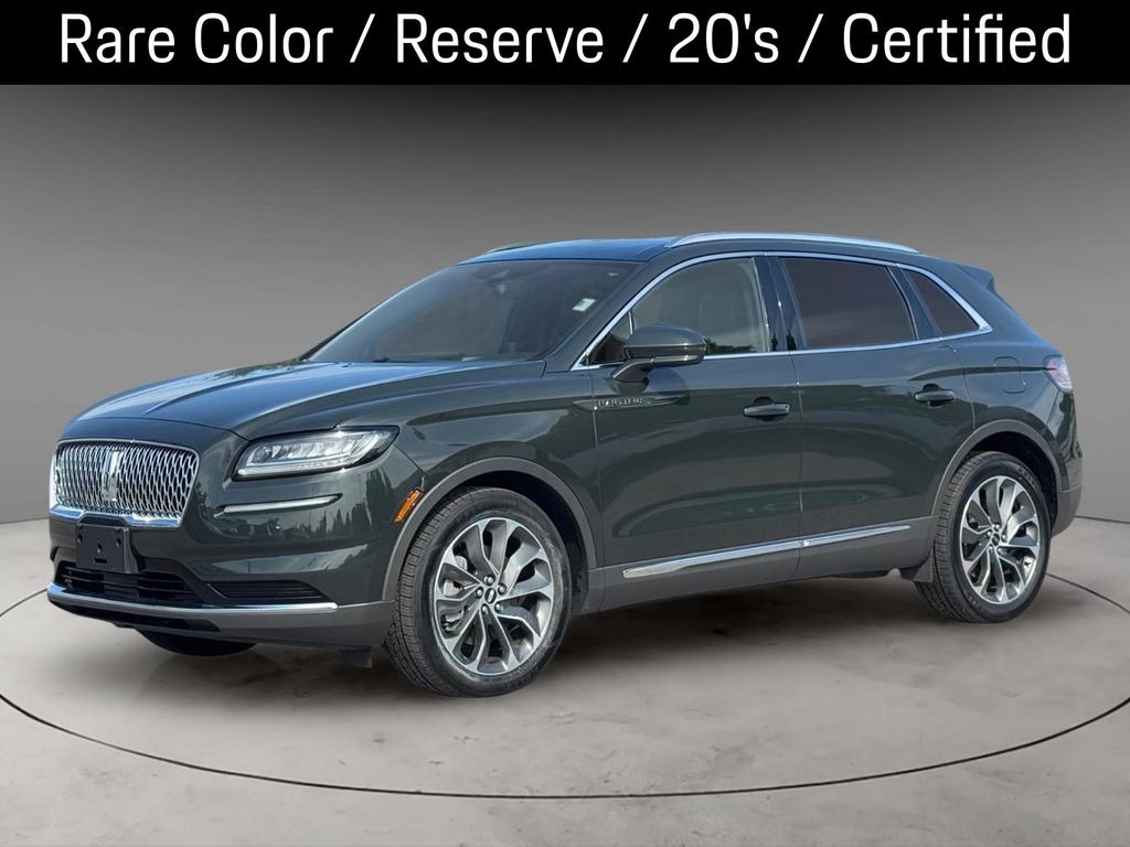 Gilded Green Metallic Clearcoat 2022 Lincoln Nautilus SUV / Crossover All-Wheel Drive 8-Speed Automatic