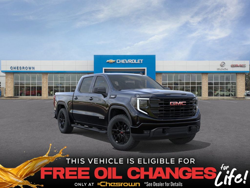 Onyx Black 2026 GMC Sierra 1500 Elevation Crew Cab 4WD Pickup Truck Four-Wheel Drive Automatic