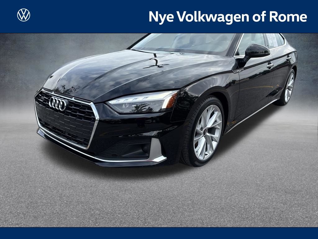 Brilliant Black 2023 Audi A5 Sportback Sedan All-Wheel Drive 7-Speed Automatic