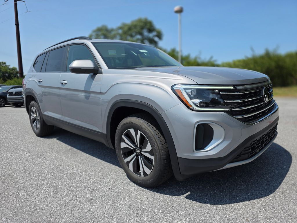 2026 Volkswagen Atlas 2.0T SE Silver at Sutliff Volkswagen