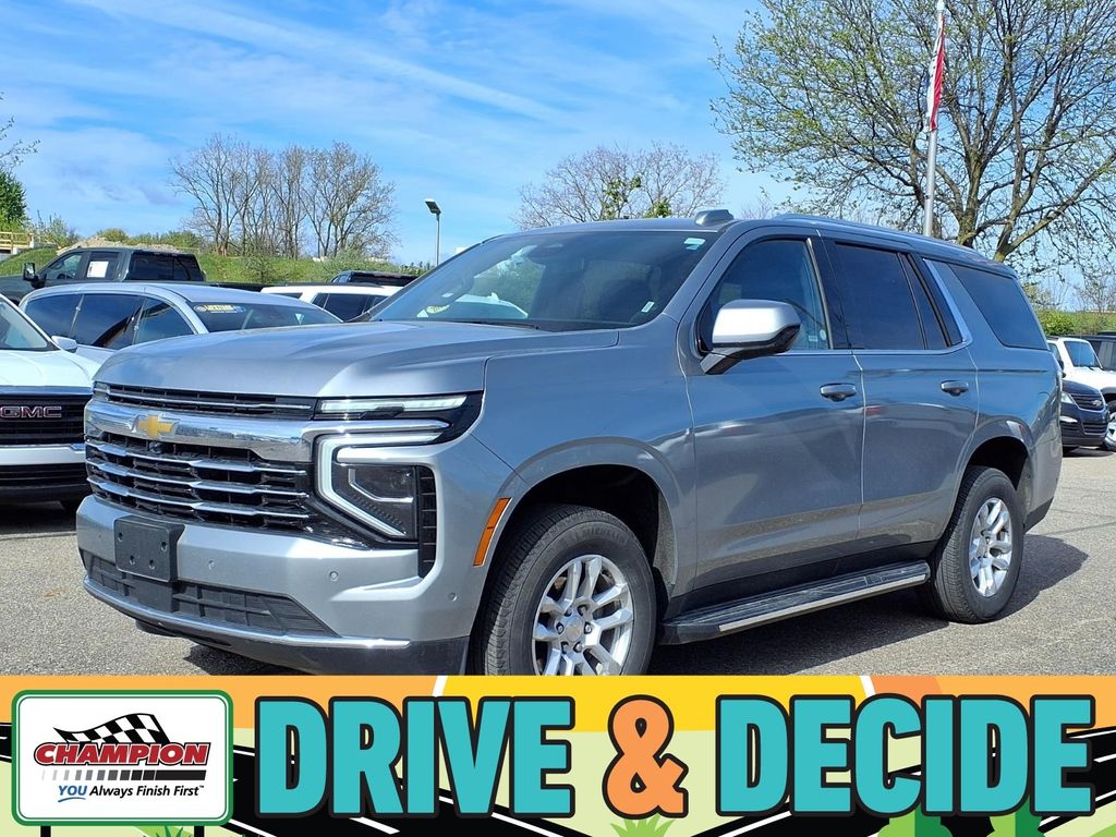 Sterling Gray Metallic 2025 Chevrolet Tahoe SUV / Crossover Four-Wheel Drive 