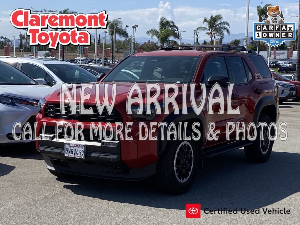 Red 2025 Toyota 4Runner SUV / Crossover Four-Wheel Drive 8-Speed Automatic
