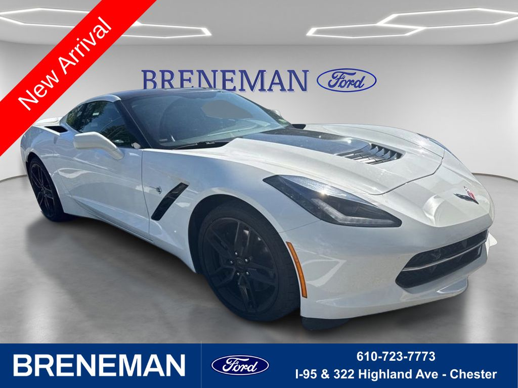 Arctic White 2016 Chevrolet Corvette Stingray Z51 2LT Coupe RWD Coupe Rear-Wheel Drive 8-Speed Automatic