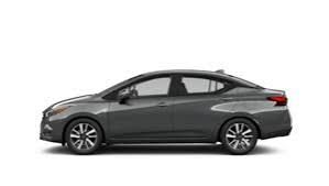 Gray (Gun Metallic) 2025 Nissan Versa Sedan Front-Wheel Drive Continuously Variable Transmission
