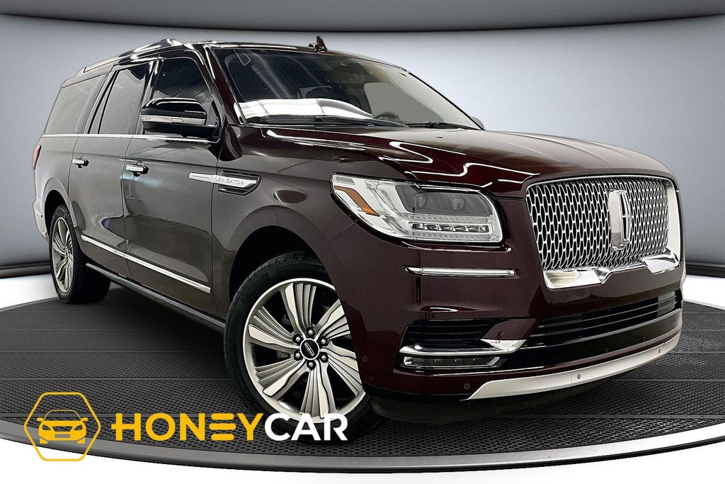 Red (Burgundy) 2018 Lincoln Navigator SUV / Crossover Four-Wheel Drive Automatic
