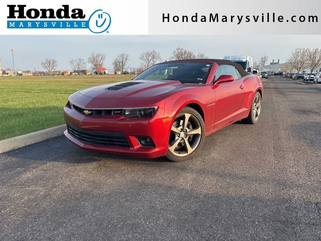 Red Rock Metallic 2014 Chevrolet Camaro 2SS Convertible RWD Convertible Rear-Wheel Drive 6-Speed Automatic