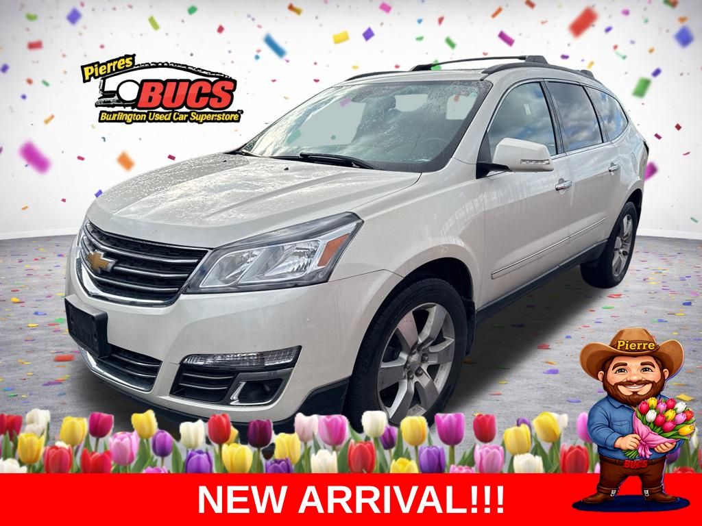 White Diamond Tricoat 2015 Chevrolet Traverse LTZ AWD SUV / Crossover All-Wheel Drive 6-Speed Automatic