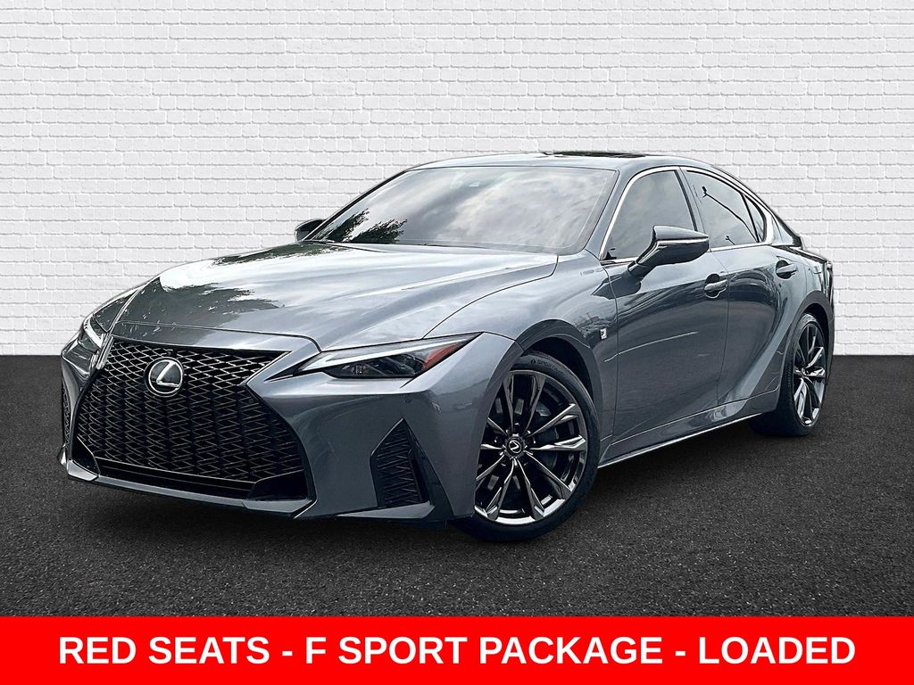 Cloudburst Gray 2023 Lexus IS Sedan Rear-Wheel Drive 8-Speed Automatic