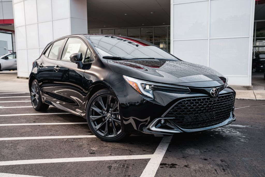 Black 2026 Toyota Corolla Hatchback Hatchback Front-Wheel Drive Continuously Variable Transmission