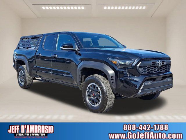 Black 2025 Toyota Tacoma TRD Off-Road Double Cab 4WD Pickup Truck Four-Wheel Drive 8-Speed Automatic