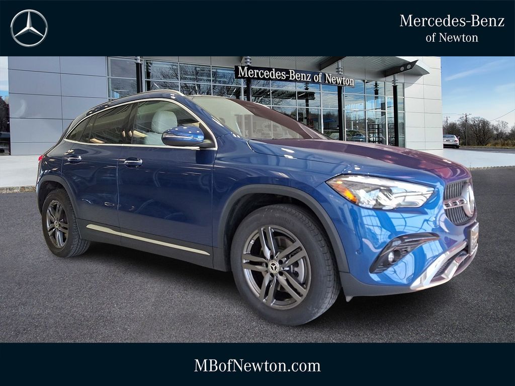 Starling Blue Metallic 2025 Mercedes-Benz GLA 250 4MATIC SUV / Crossover All-Wheel Drive 8-Speed Dual Clutch