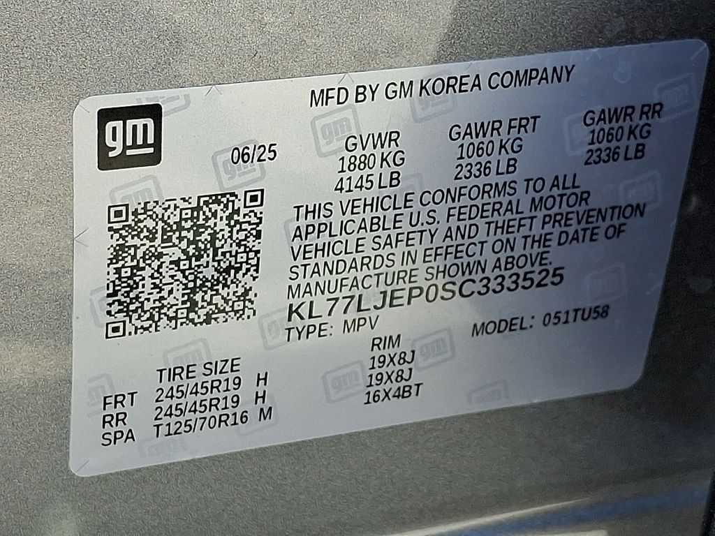 2025 Chevrolet Trax 2RS Gray at Klick Lewis Buick Chevrolet