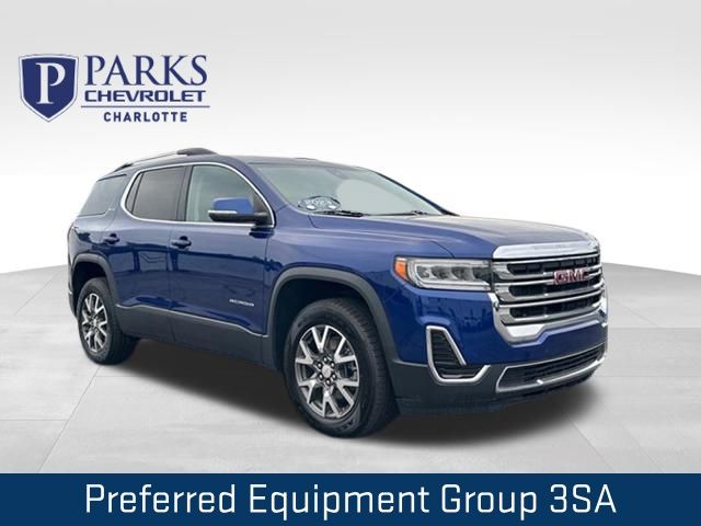 Blue Metallic 2023 GMC Acadia SUV / Crossover Four-Wheel Drive 9-Speed Automatic