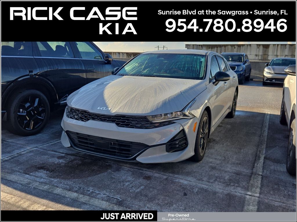 Wolf Gray 2023 Kia K5 Sedan Front-Wheel Drive 8-Speed Automatic