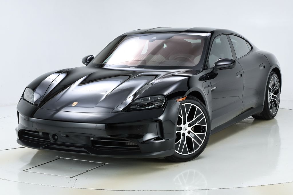 Black 2026 Porsche Taycan Sedan All-Wheel Drive 2-Speed Automatic