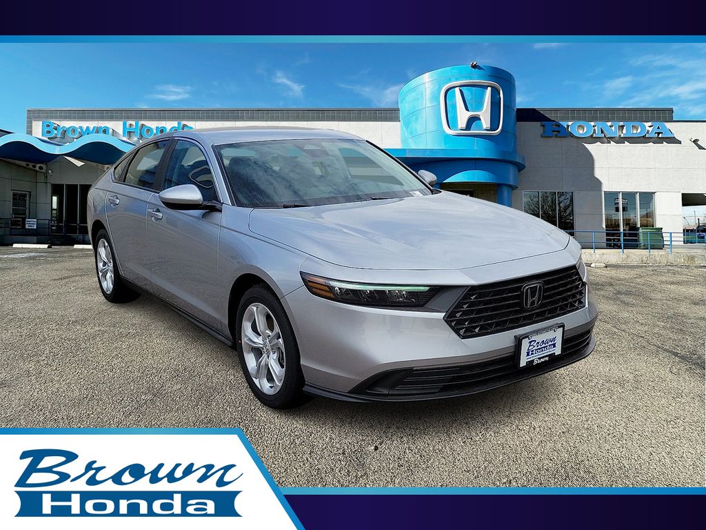 Solar Silver Metallic 2026 Honda Accord Sedan Front-Wheel Drive Continuously Variable Transmission