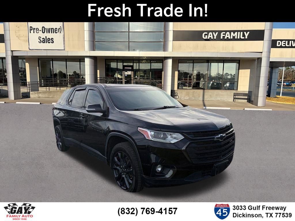 Black Metallic 2021 Chevrolet Traverse RS FWD SUV / Crossover Front-Wheel Drive 9-Speed Automatic
