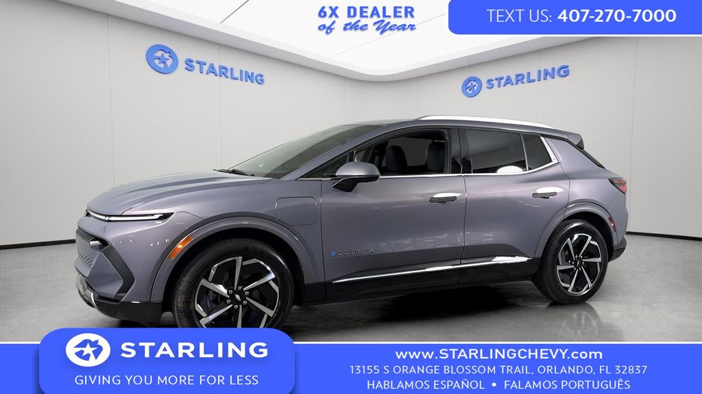 Galaxy Gray Metallic 2025 Chevrolet Equinox EV LT 2 FWD SUV / Crossover Front-Wheel Drive 1-Speed Automatic