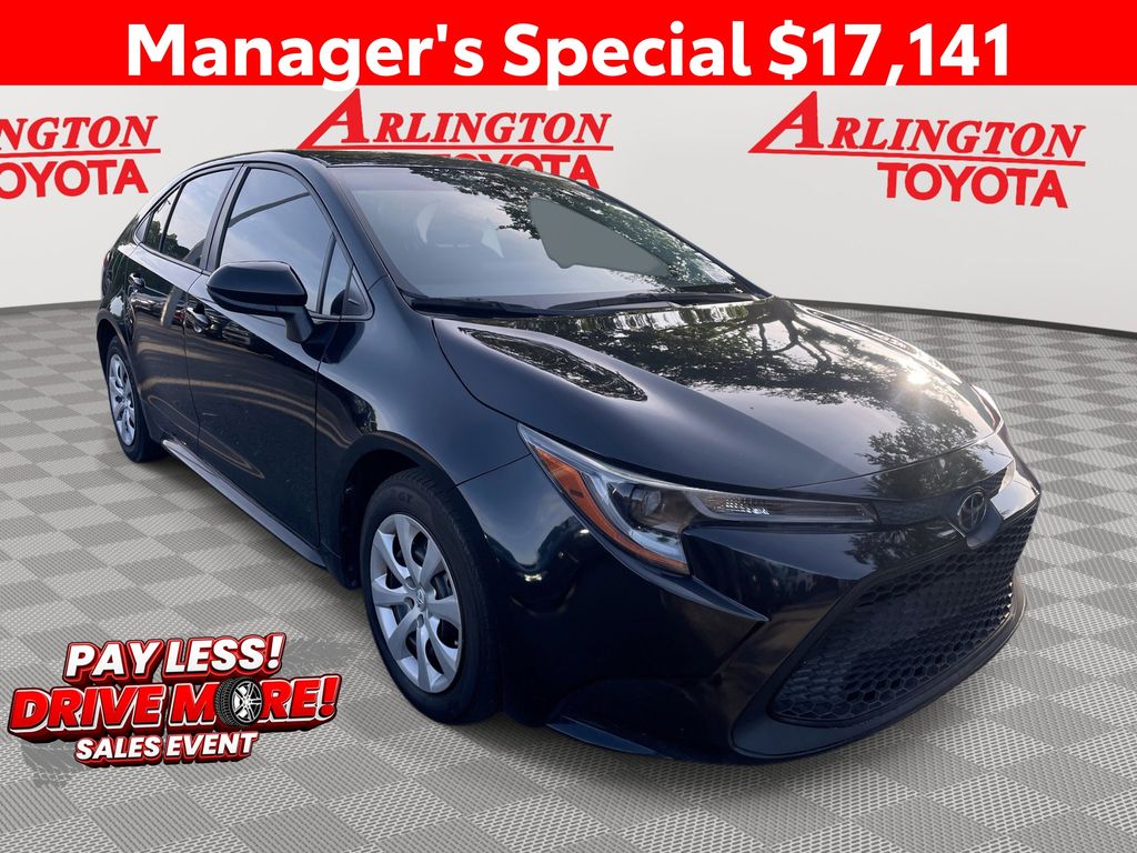Black Sand Pearl 2022 Toyota Corolla Sedan Front-Wheel Drive Continuously Variable Transmission