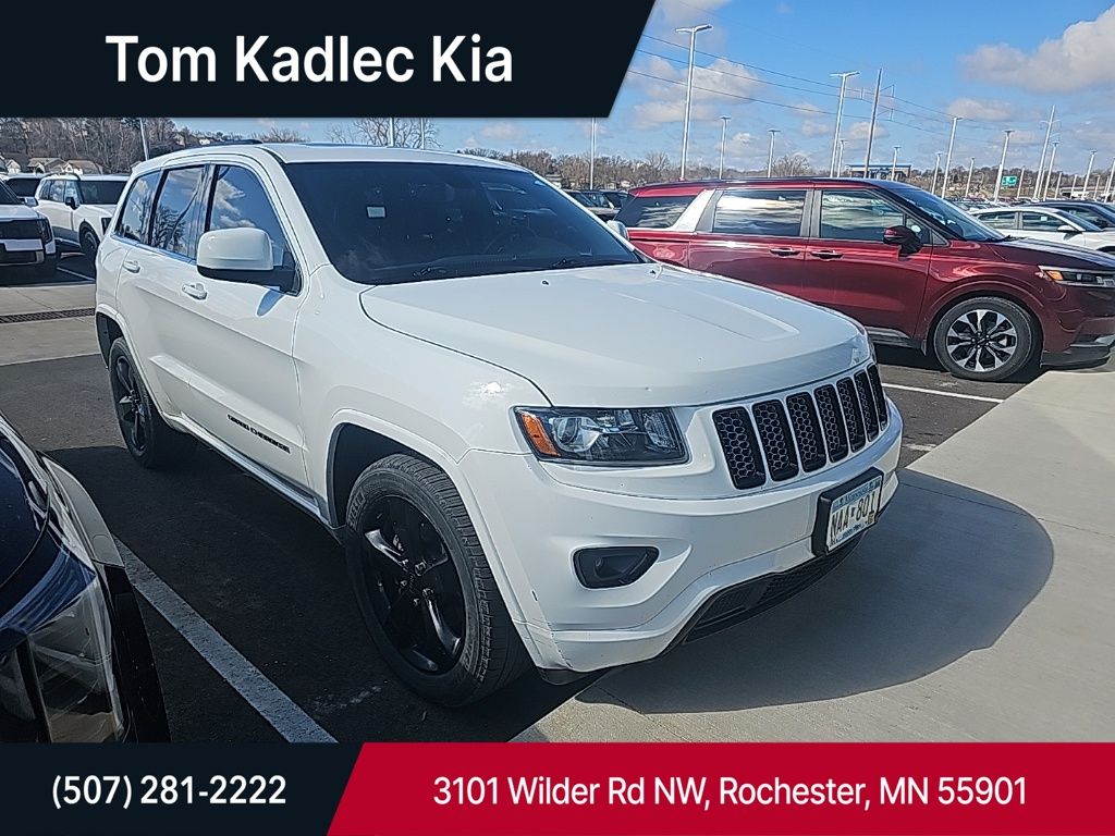 Bright White Clearcoat 2015 Jeep Grand Cherokee Altitude 4WD SUV / Crossover Four-Wheel Drive 8-Speed Automatic
