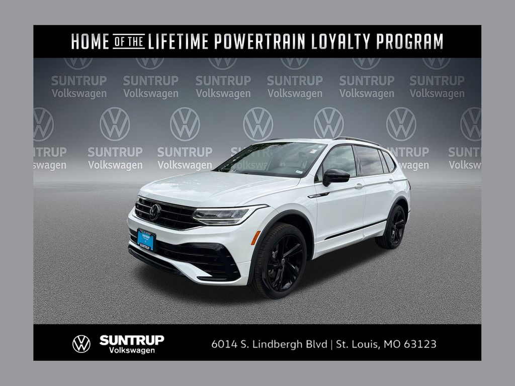Opal White Pearl 2024 Volkswagen Tiguan SE R-Line Black 4Motion SUV / Crossover All-Wheel Drive 8-Speed Automatic