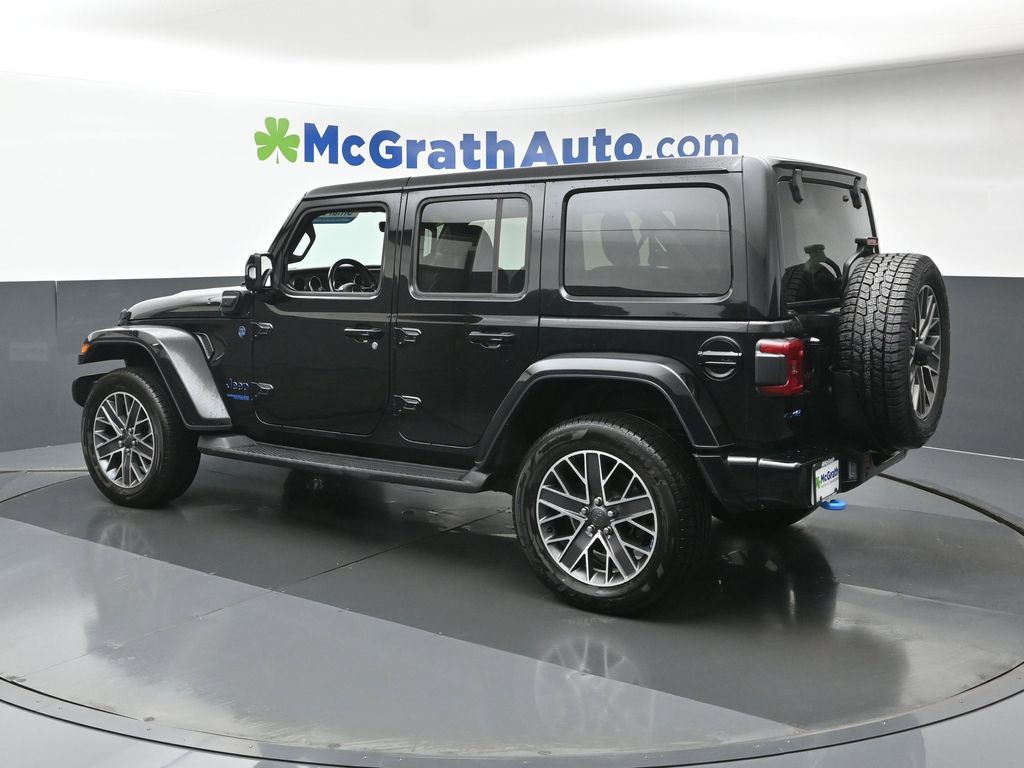 Certified Used 2022 Black Jeep Unlimited Sahara High Altitude 4xe image 24