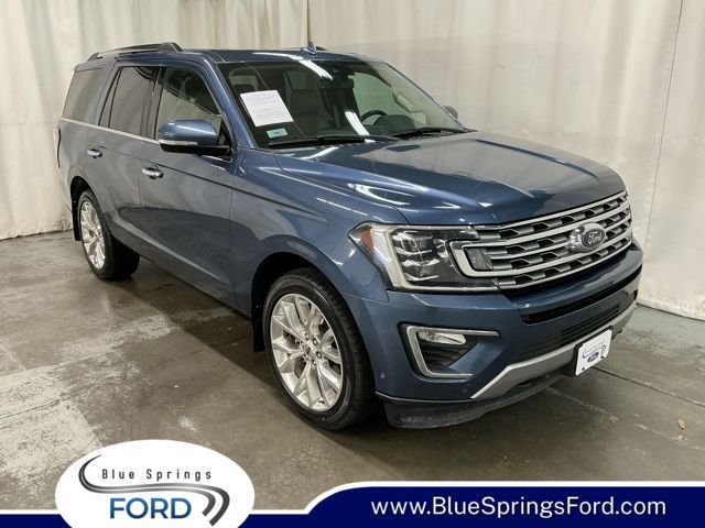 Blue Metallic 2019 Ford Expedition Limited 4WD SUV / Crossover Four-Wheel Drive Automatic
