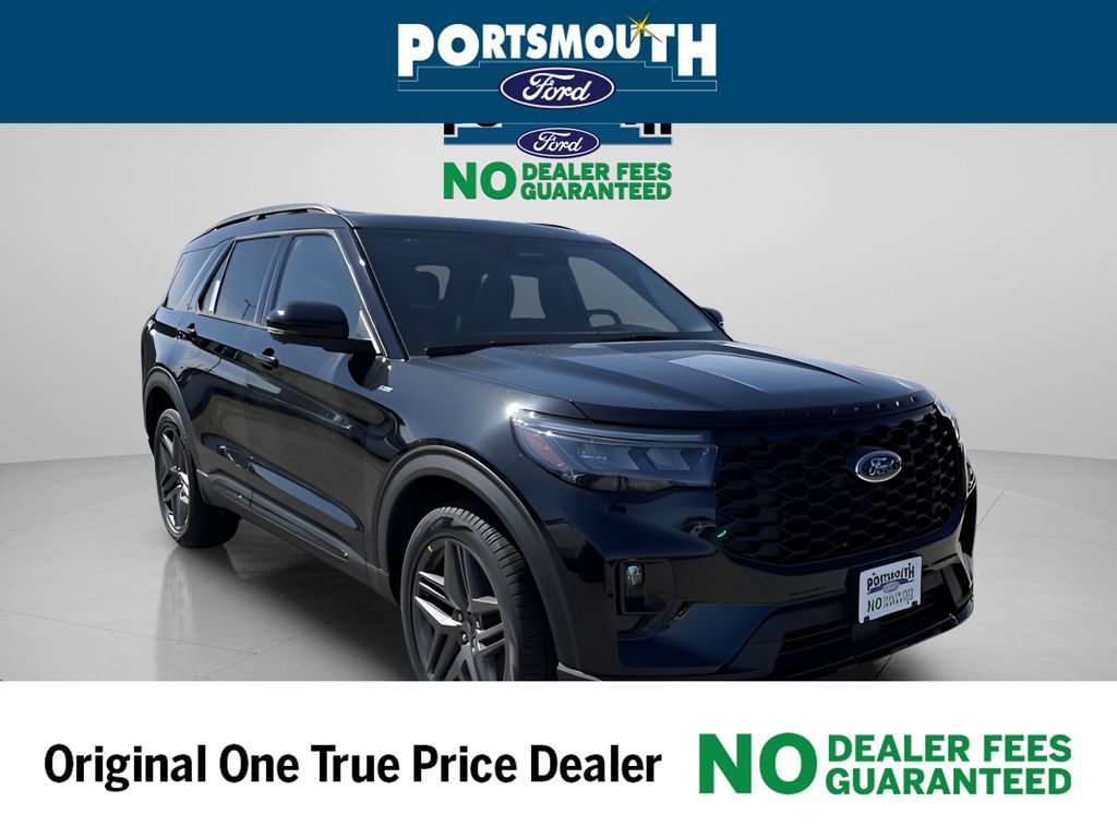 Agate Black Metallic 2026 Ford Explorer ST-Line AWD SUV / Crossover All-Wheel Drive Automatic