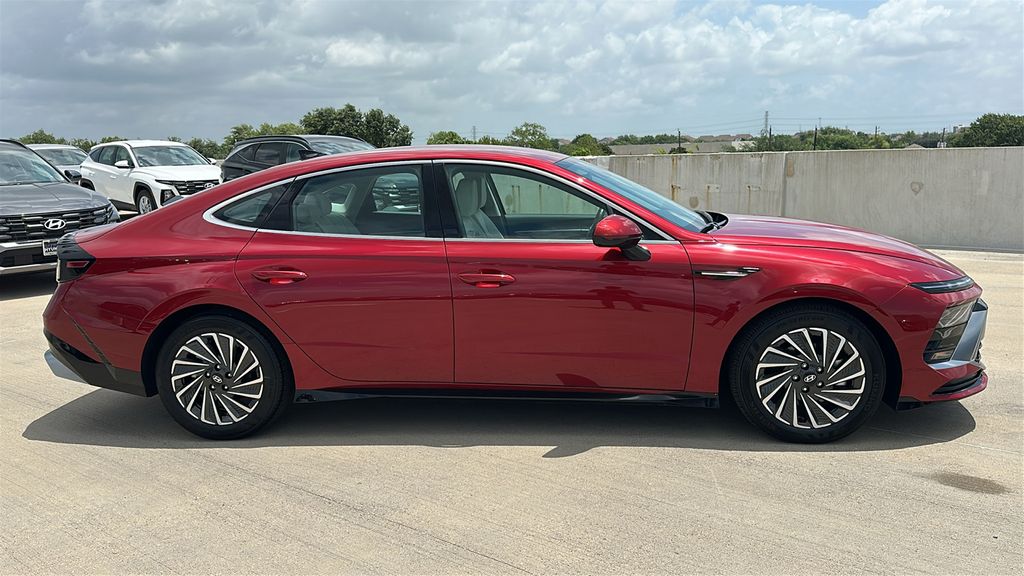 2025 Hyundai Sonata Hybrid SEL Red at DeMontrond Gulf Freeway