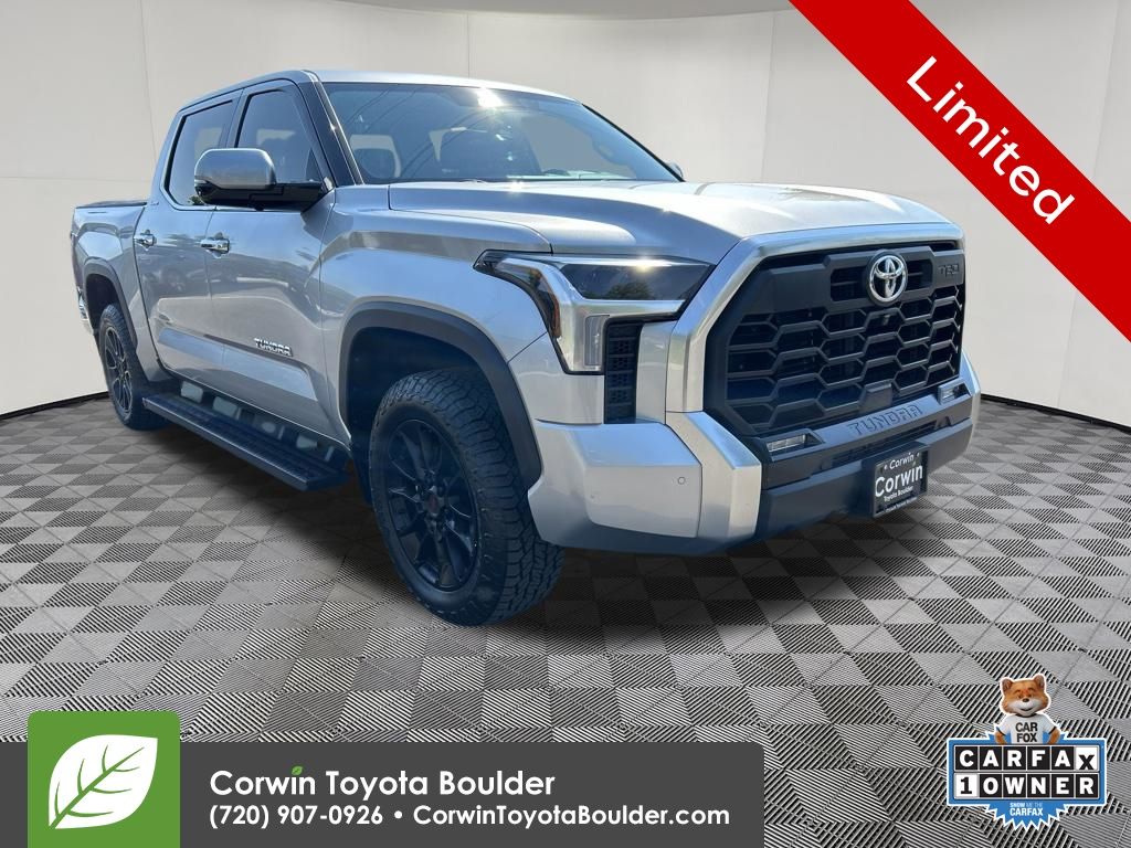 Celestial Silver Metallic 2023 Toyota Tundra Pickup Truck Four-Wheel Drive Automatic