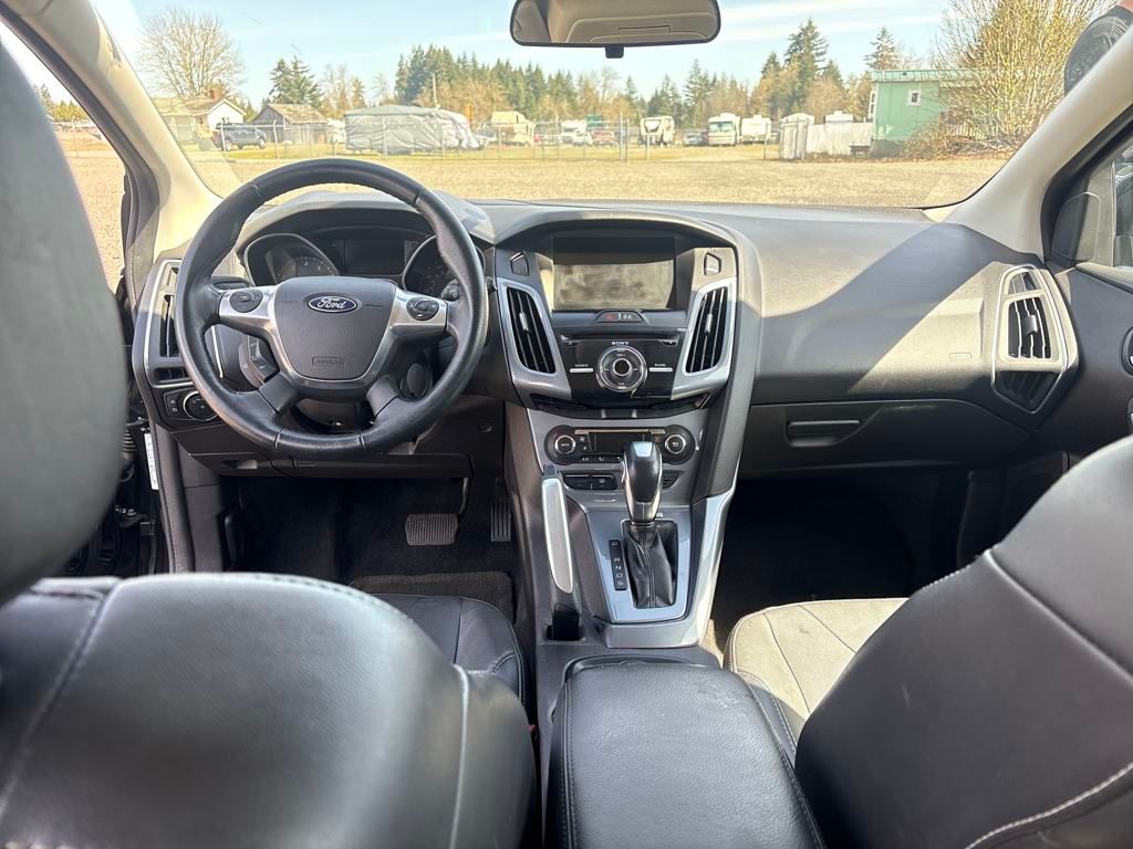 2014 Tuxedo Black Metallic Ford Focus Titanium FWD Hatchback