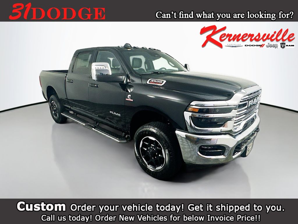 Diamond Black 2025 RAM 3500 Pickup Truck Four-Wheel Drive Automatic