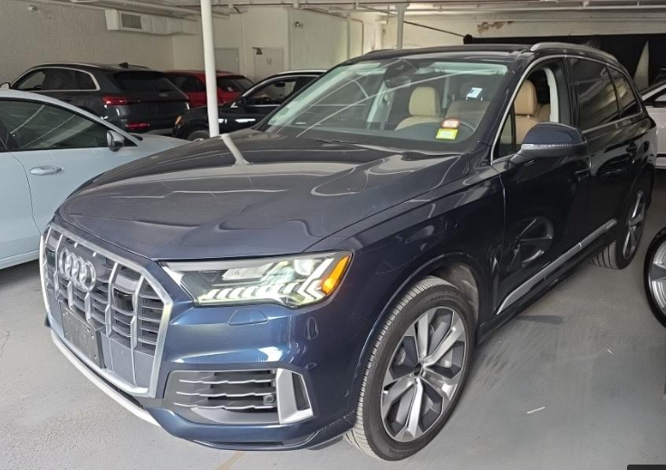 Waitomo Blue Metallic 2024 Audi Q7 SUV / Crossover All-Wheel Drive 8-Speed Automatic