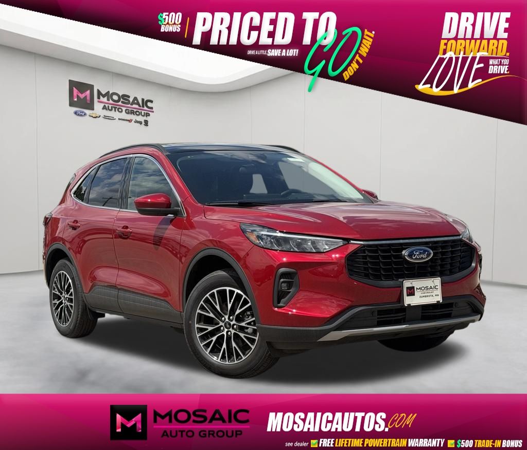 Rapid Red Metallic Tinted Clearcoat 2026 Ford Escape Hybrid Plug-in SUV / Crossover Front-Wheel Drive Continuously Variable Transmission