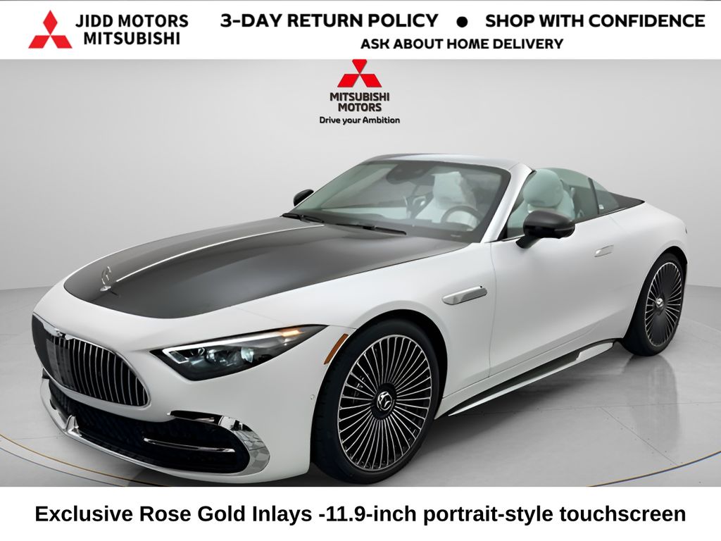 MANUFAKTUR Moonlight White Magno (White Ambiance) 2026 Mercedes-Benz SL-Class Convertible All-Wheel Drive 9-Speed Automatic