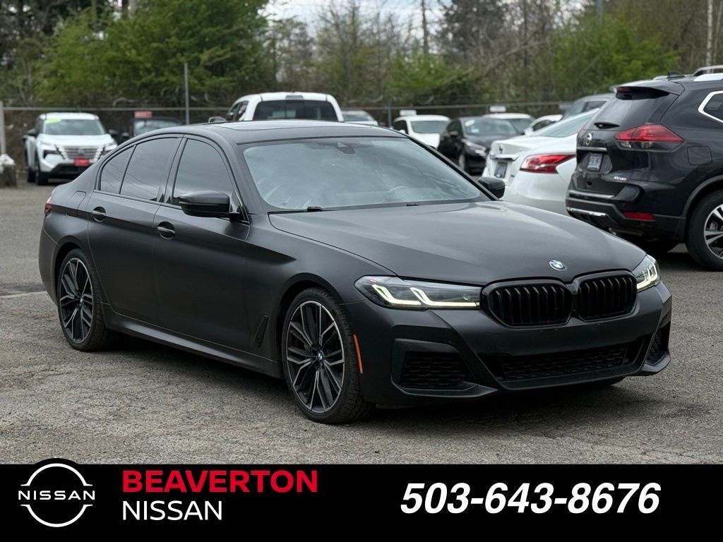 Bernina Gray Amber Effect Metallic 2022 BMW 5 Series 540i RWD Sedan Rear-Wheel Drive 8-Speed Automatic