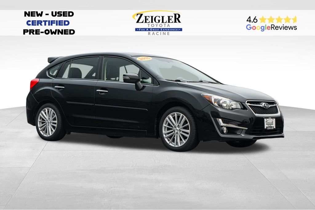 Crystal Black Silica 2016 Subaru Impreza Hatchback Continuously Variable Transmission