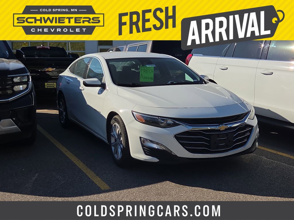 Summit White 2023 Chevrolet Malibu Sedan Front-Wheel Drive Continuously Variable Transmission