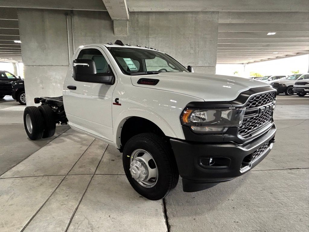 Used 2024 Bright White Clearcoat Ram Tradesman image 2