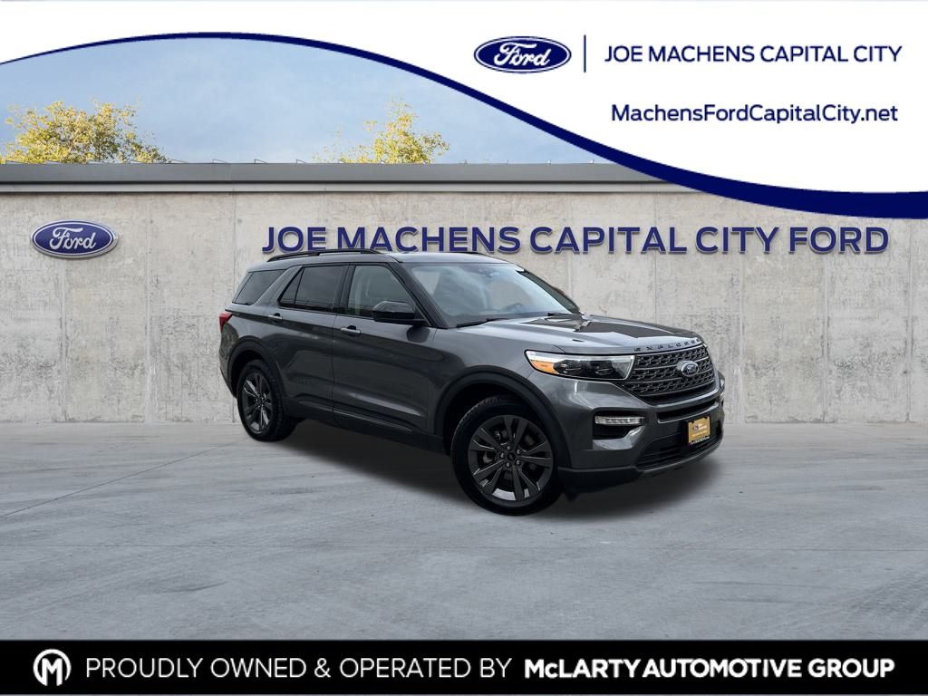 Gray Metallic 2022 Ford Explorer XLT AWD SUV / Crossover All-Wheel Drive Automatic