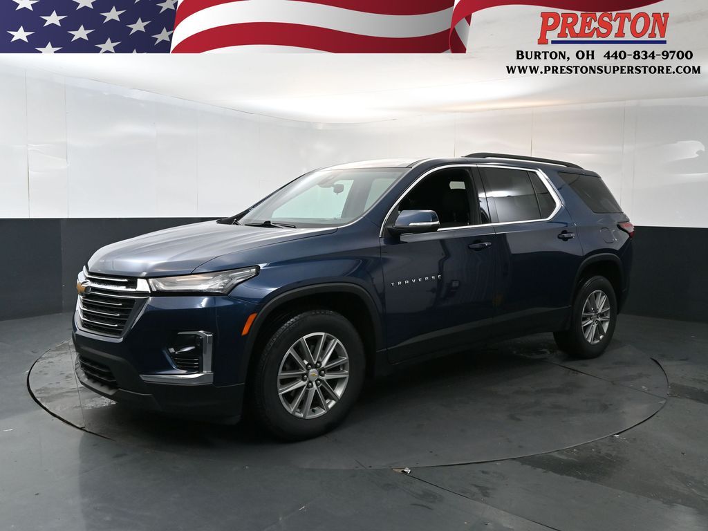 Northsky Blue Metallic 2023 Chevrolet Traverse LT Cloth AWD SUV / Crossover Four-Wheel Drive 9-Speed Automatic