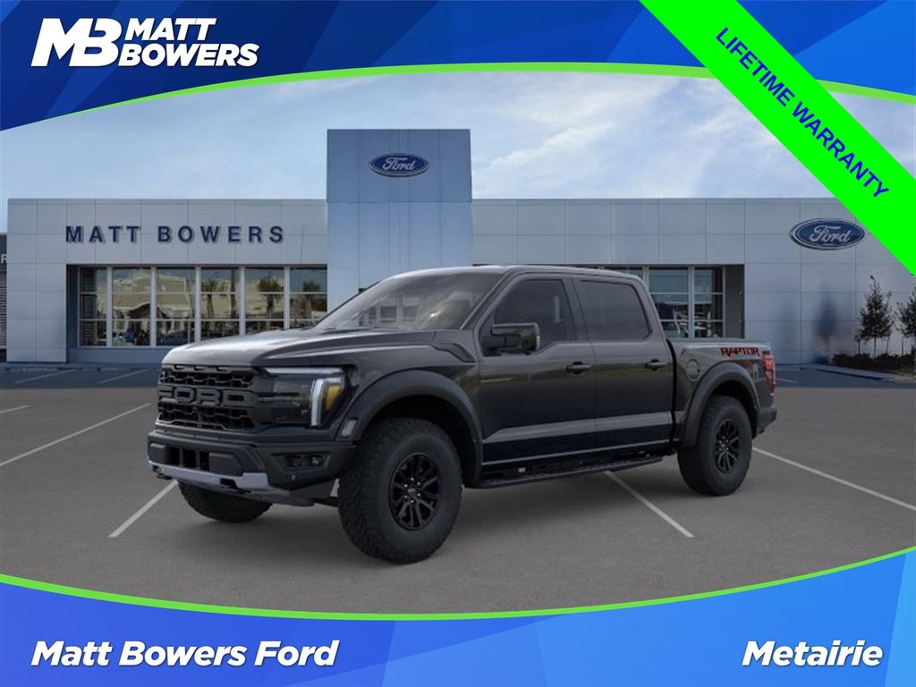 Agate Black Metallic 2026 Ford F-150 Raptor SuperCrew 4WD Pickup Truck Four-Wheel Drive Automatic