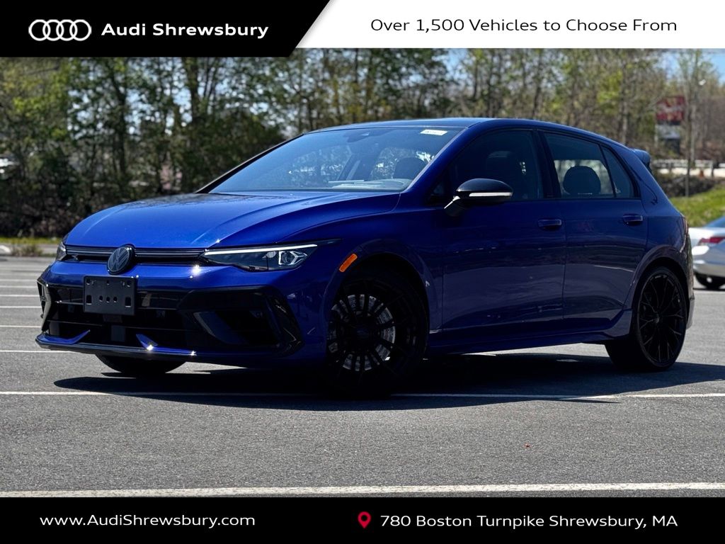 Blue 2025 Volkswagen Golf R Black Edition 4Motion Hatchback All-Wheel Drive 7-Speed Dual Clutch