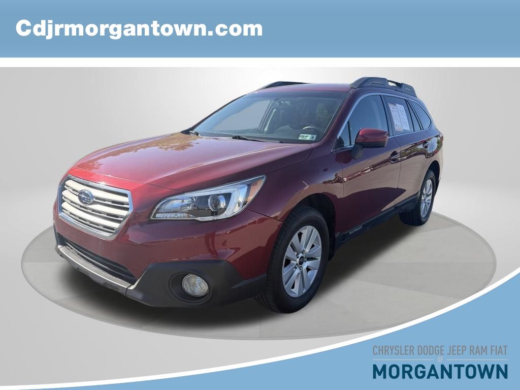 Venetian Red Pearl 2015 Subaru Outback 2.5i Premium Wagon All-Wheel Drive Continuously Variable Transmission