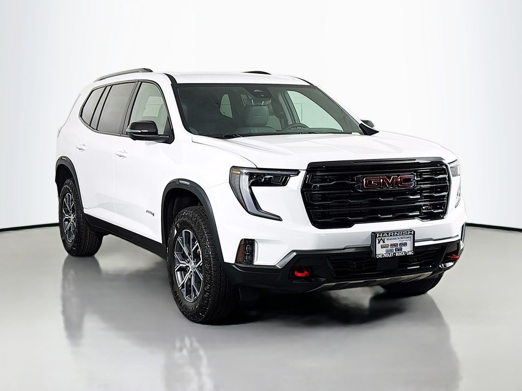 Summit White 2026 GMC Acadia AT4 AWD SUV / Crossover Four-Wheel Drive 8-Speed Automatic