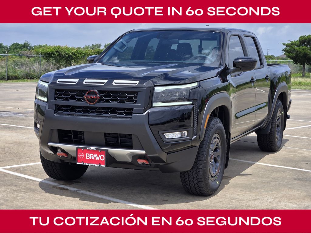 2026 Nissan Frontier PRO-X Black at Central Houston Nissan