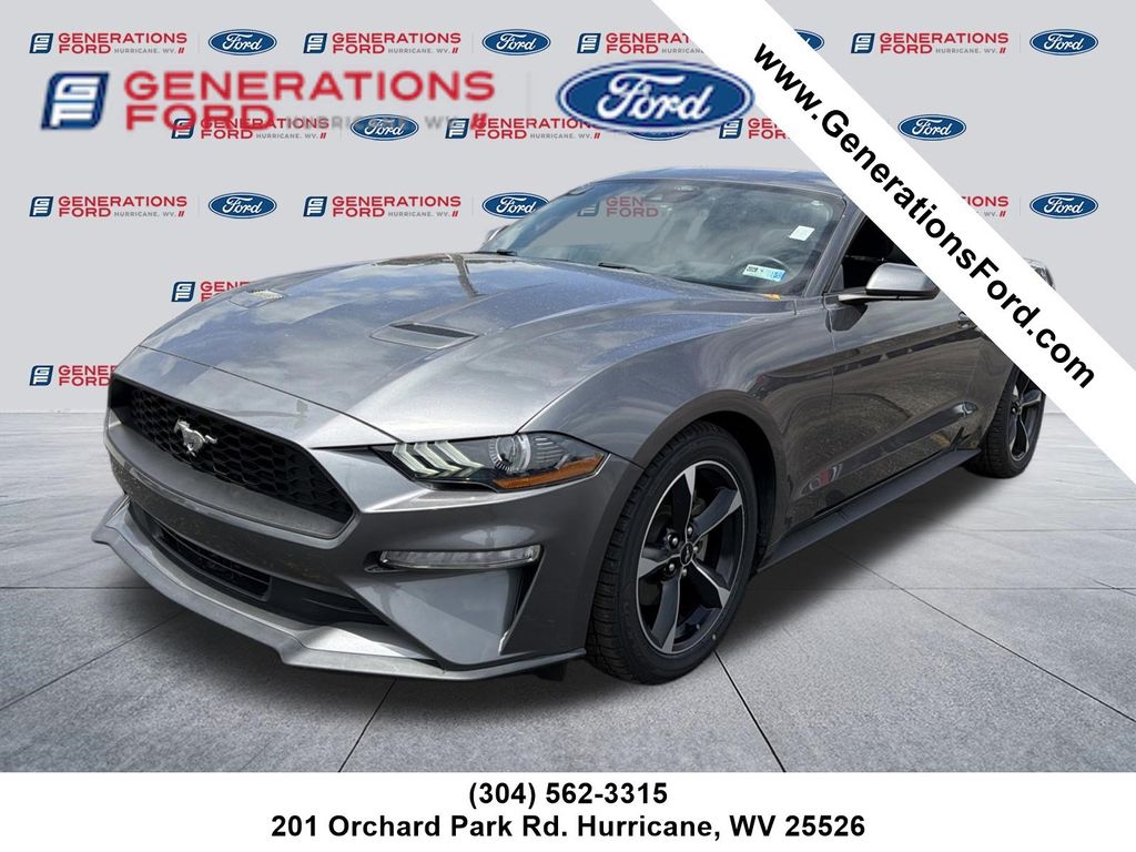 Gray Metallic 2021 Ford Mustang EcoBoost Coupe RWD Coupe Rear-Wheel Drive Automatic