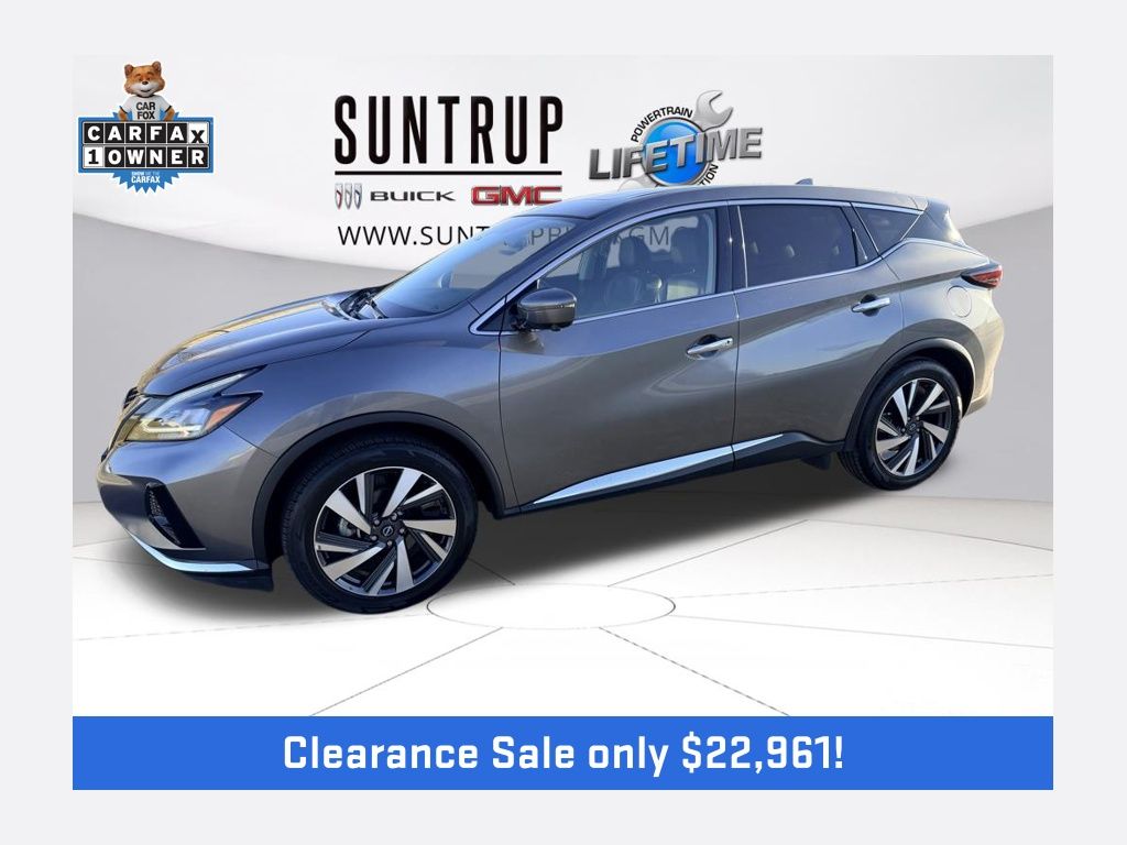 Gray (Gun Metallic) 2023 Nissan Murano SL AWD SUV / Crossover All-Wheel Drive Continuously Variable Transmission