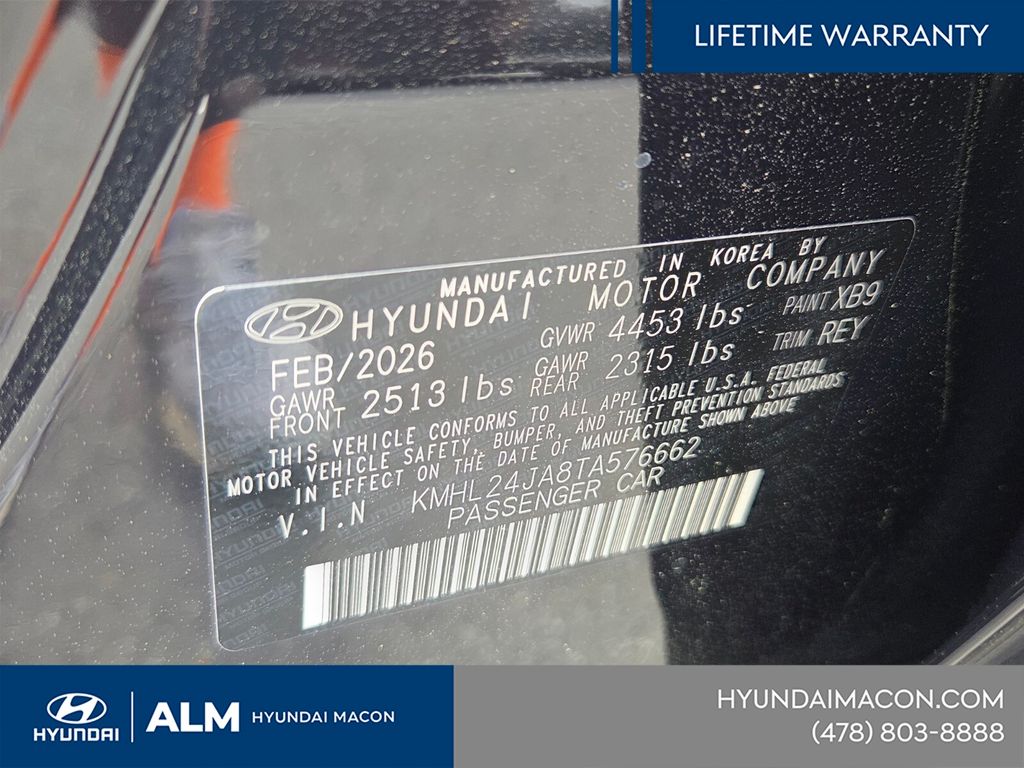 New 2026 Blue Hyundai SE image 14