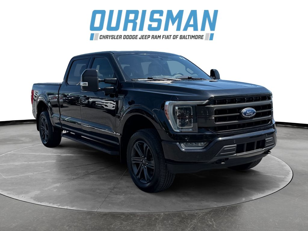 Black 2023 Ford F-150 King Ranch SuperCrew 4WD Pickup Truck Four-Wheel Drive Automatic
